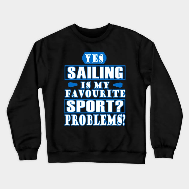 Sailing Girls' Sports Windsail Sailboat Women Crewneck Sweatshirt by FindYourFavouriteDesign